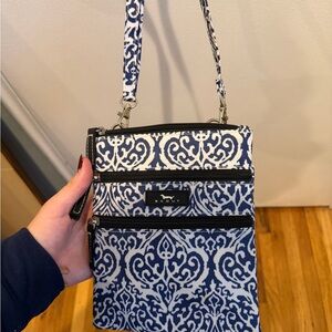 Scout Navy and White Crossbody Bag